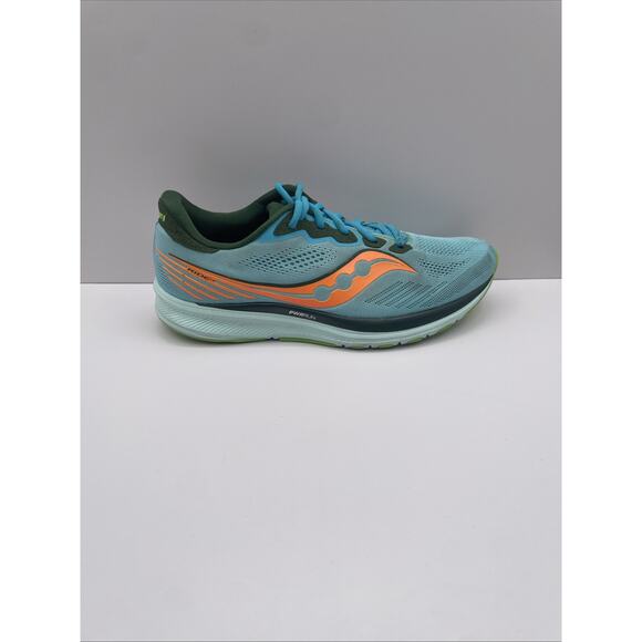 Size 11 - Saucony Ride 14 Future Spring Blue Running Cycling Shoe S20650-26 - Picture 1 of 8